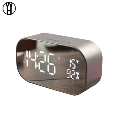 

WH S2 Outdoor Portable Car LED Alarm Subwoofer Wireless Mini Bluetooth Speaker for xiaomi samsung huawei iphone
