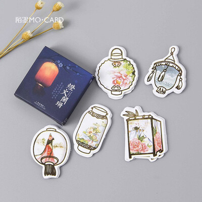 

Cute Chinese Lantern Paper Sticker Decorative Diy Ablum Diary Scrapbooking Label Sticker Stationery