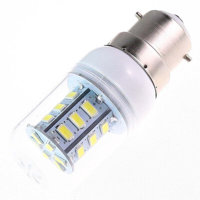 

индикатор 220-240v белый покрытия высоких поу большое 5W b22 24smd5730 лампы накаливания