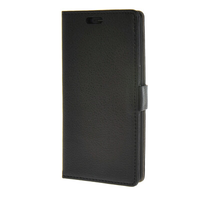 

MOONCASE Лич кожи Кожа Флип кошелек Слот для карты отойти чехол для LG G4 черный