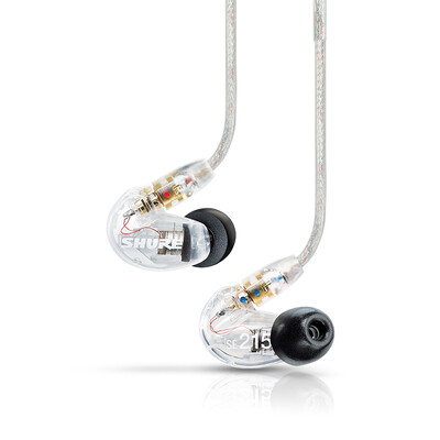 

Shure Shure SE215 In-Ear Headphones Strong Subwoofer Sports HiFi Mobile Phone Headset Transparent