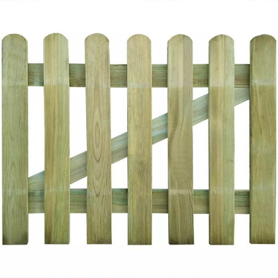 

wooden gate 100 x 80 cm