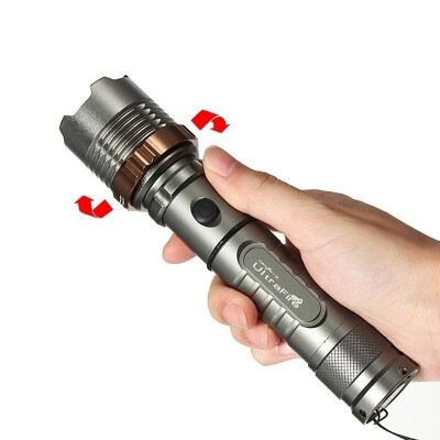 

Super Bright Waterproof Flashlight Camping LED Tactical Torch Light Rechargeable Lamp