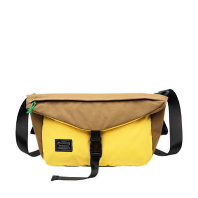 

ZHANAO trend mens shoulder bag canvas messenger bag fashion sports womens casual pockets