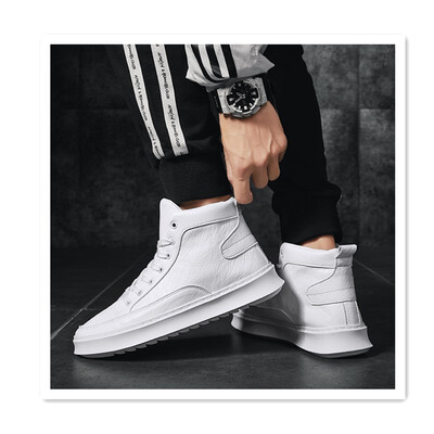 

Autumn Tide Shoes England Thick Bottom Joker High Shoe Hip Hop Shoe Net Red Tide Brand Martins Thick Bottom