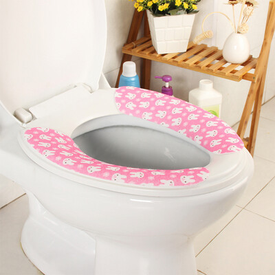 

Shengni toilet seat cushion suede comfortable cartoon rabbit