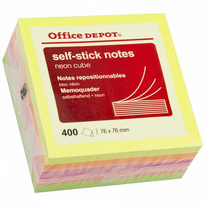 

Office Depot Флуоресцентные цветные липкие заметки / заметки / N наклейки / наклейки / наклейки / простые наклейки / наклейки Pepsi 3 * 3-дюймовые цветные OD654M1