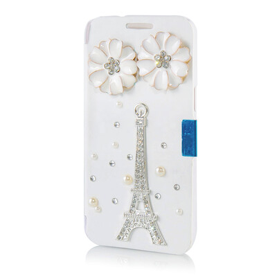 

MOONCASE Luxury Flower Crystal Leather Side Flip Wallet Pouch ЧЕХОЛ ДЛЯ Samsung Galaxy Express 2 G3815