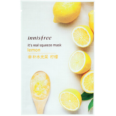 

Innisfree (Innisfree) действительно экстракционной Xianrun маска - лимон 20мл (увлажняющий питательный сна Radiance для ухода за кожей)