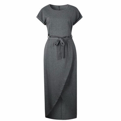 

Summer Short Sleeve Bodycon Party Dress Plus Size Sexy Women Long Dress