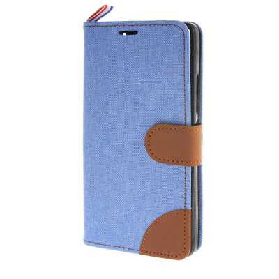 

MOONCASE Denim Design Leather Flip Card Slot Bracket Back Protective Case Cover for Lenovo K3 Note A7000