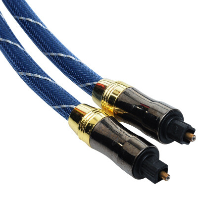 

Ferguson cabos F00710105 Fever Fiber Optic Cable Audio Cable Audio Amplifier Cable Digital Square Side Brush Line 15m Blue