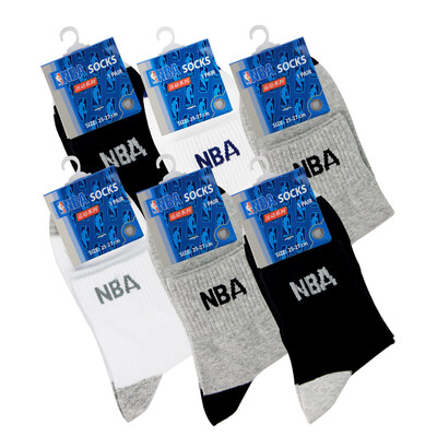 

NBA Socks Men &39s Socks Basketball Sports Casual Socks Elasticated Socks Crochet Cotton Socks 6 Double