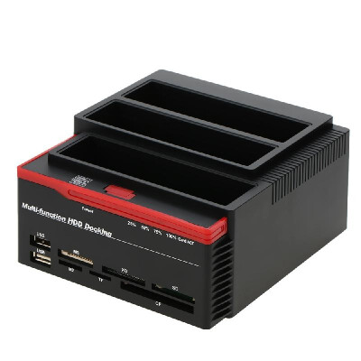 

Multifunctional 25" 35" USB 30 To 2 SATA Ports 1 IDE Port External HDD Hard Drive Docking Station Card Reader