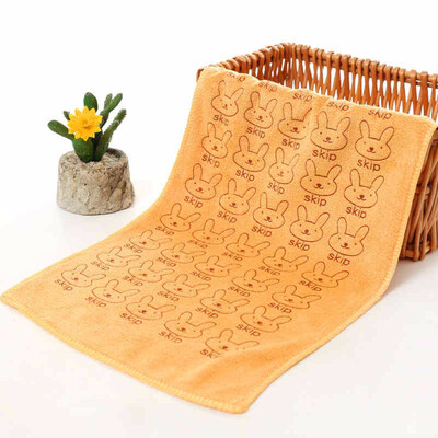 

2550cm Cute Baby Kid Towel Face Microfiber Absorbent Drying Bath Beach Towel Washcloth Swimwear Baby Towel Cotton Kids Towel