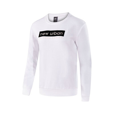 

Xtep sweater womens pullover 2018 autumn new womens shirt urban casual fashion simple sports sweater 882328059151 white XL
