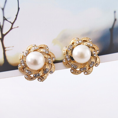 

2019 New Brincos Clip Earing boucle doreille Bijoux Simulated-pearl Ear Cuff Earrings For Women Girl Jewelry Gift Pendientes