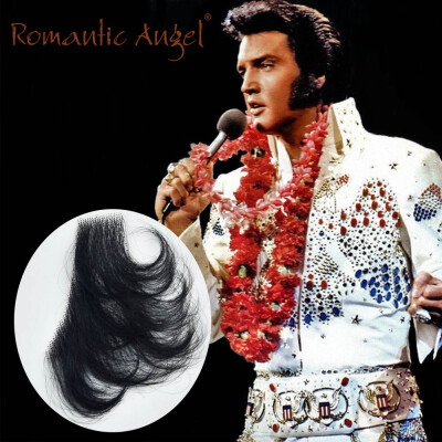 

Elvis Presley Sideburns 100% Human Hair Full Hand Tied Fake Mustache Beard for Cosplay/Drama/Party/film/costume Free Shipping