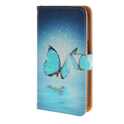 

MOONCASE Case for Samsung Galaxy Ace 4 SM-G357 SM-G357FZ PU Leather Flip Wallet Style and Kickstand Design Case Cover / a08