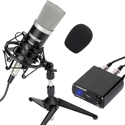 

Victory TAKSTAR Teana PC-K500 hardcover version of the professional condenser microphone set recording computer network K song host live broadcast cover voice condenser microphone black