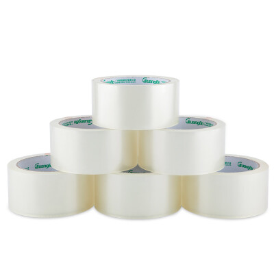 

GuangBo 6 package 48mm 60y transparent sealing tape tape office supplies FX-20