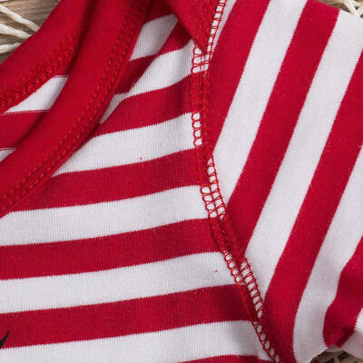 

US Cotton Newborn Baby Boy Girl Striped Romper Bodysuit Jumpsuit Clothes Outfits