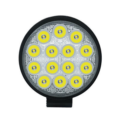 

1pc Car led working lamp 12v 42w spotlights auto Headlights Work LED lights 6000k Motorcycle Auxiliary driving lamp roof light
