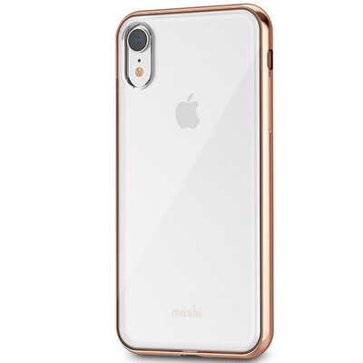 

Moshi Moss Apple New iPhone XR Mobile Shell Cover 61 Inch All-inclusive Drop Transparent Soft Shell Bright Edge Shell Vitros Black