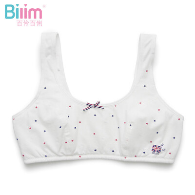 

Hundreds of girls&girls bra development period without steel ring girls underwear vest tube top student child bra 1388 81085 tooth white 80A