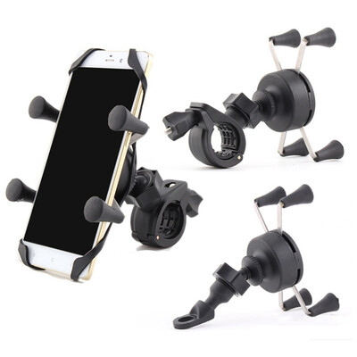 

Universal Rearview Mirror Motorcycle Phone Holder With Stand Support for iPhone GPS Bike Phone Holder Soporte Celular Moto