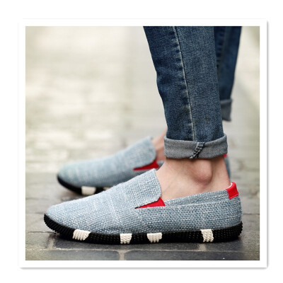 

2018 new breathable Korean version of the casual wild trend small white shoes half drag linen old Beijing cloth shoes