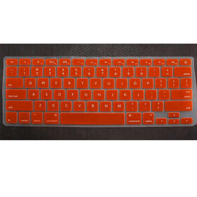 

Оранжевый клавиатуры силикона Обложка кожи для MacBook для Mac воздуха 13” 13.3-дюймовый новый 82381
