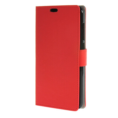 

MOONCASE чехол for ZTE Blade S6 Plus S6+ Кожаный бумажник флип Чехол карты с Kickstand Дело Чехол красный