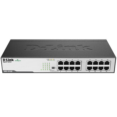 

D-Link dlink DGS-1016D неуправляемый коммутатор Gigabit 16 офисный рабочий стол
