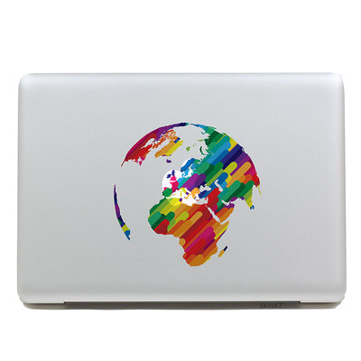 

GEEKIDMacbook decal sticker Partial decal macbook pro decal macbook air decal Earth apple sticker mac retina decals stickers