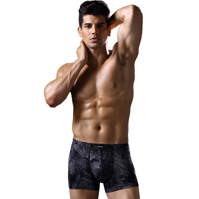 

JIANJIANG Men's Underwear 2 Pack Bamboo Fiber Boxer Briefs