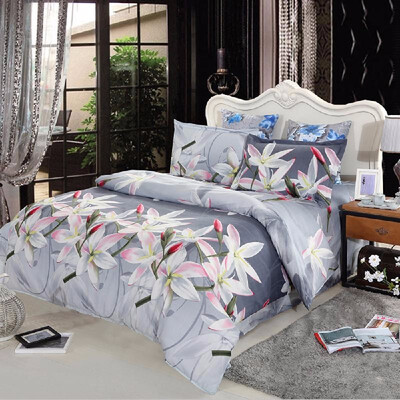 

TwinKingQueen Size Size 3D Flowers Bedding Set Quilt Cover Bedspread 2 Pillowcases For Home & Living