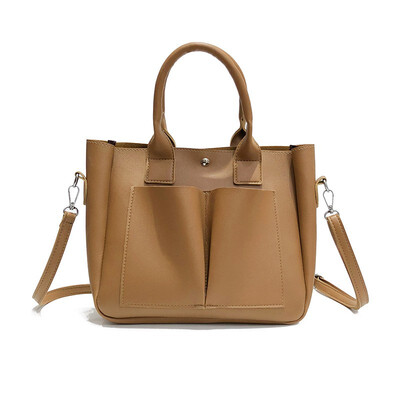 

Designer Women PU Leather Handbag Black Grey Causal Tote Bag Large Capacity Shoulder bag Shopping Luxury Handbags Women Bags D