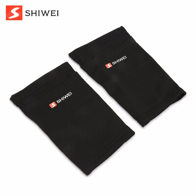 

Shiwei Pair of Soccer Socks Shin Calf Sleeves for Legs Pads Pocket Breathable Polyester Double-layer design Uniform force