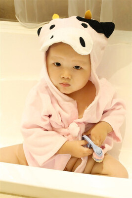 

Baby Hooded kids bath towelAnimal Modeling Swimming bathrobeBaby cartoon