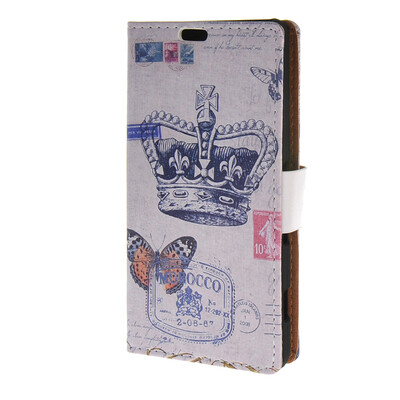

MOONCASE Case for Sony Xperia Z4V Leather Flip Wallet Style Card Holder and Kickstand Case Cover [Cute Pattern] Design / a08