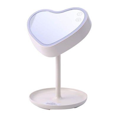 

Make up mirror lamp with one hand LED with lamp store multi-function charging make up beauty make up princess mirror gift lamps