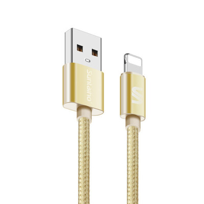 

Suntaiho USB Cable For iPhone 7 Plus  MAX cable Data Fast Charging Cable champagne gold Sync charger For iPhone X 8 plus 6s 6