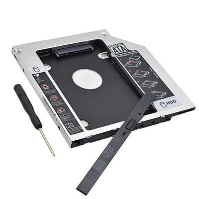 

127mm New universal SATA 2nd HDD SSD Hard disk drive caddy Adapter Bay for HP EliteBook 8460p 8560p 8460w 6930p 8440p pc laptop