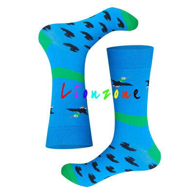 

LIONZONE 2018 New Arrived Happy Women Socks Music Bombs Fox Indians Leopard Design Patterns Unisex Cotton Socks Winter Warm