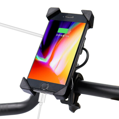 

IZTOSS motorcycle mobile phone bracket with USB car charger mobile phone charger knight step car multi-function car charger 12-24V