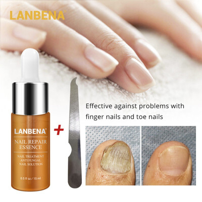 

LANBENA Nail Repair Essence Serum Fungal Nail Treatment Remove Onychomycosis Toe Nail Nourishing Brightening Hand And Foot Care