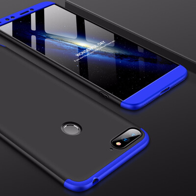 

Goowiiz Phone Case For Huawei Honor 9I9N7A PrimeEnjoy 8E Fashion Color collision 360 Degree Coverage PC