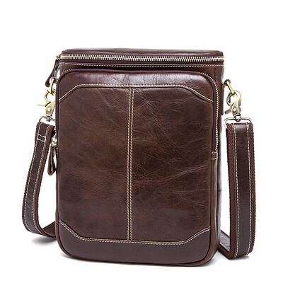 

Genuine Leather Messenger bag mens shoulder bag male leather handbag Casual new design bags for men crossboday new