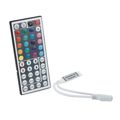 

DC12V 6A Mini 44Key IR Remote Controller for 5050 3528 SMD RGB LED Strip Light